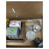 Decorative Items and Metal Tins