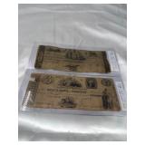 1824 State Bank of Trenton $3 Note Pair