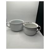 Two Ceramic Chamber Pots
