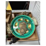 Judaica Items Featuring Ceremonial Plate