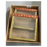 Maryland-Branded Glass Frames