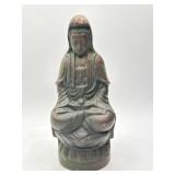 Vintage 10-Inch bronze Buddha Statue