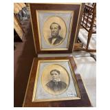 Victorian Portrait Photos in Frames
