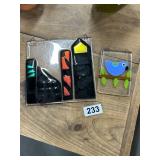 Two Fused Glass Art Panels