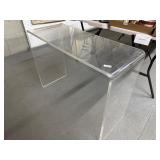 MCM Lucite Table, 37x15x29 Inches