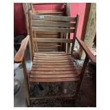 4 Vintage Wooden Folding Chairs