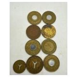 Vintage New York Subway Tokens Lot
