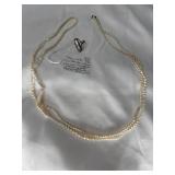 Freshwater Pearl Necklace and Biwa Ring