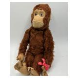 Vintage Plush Monkey with Glass Eyes