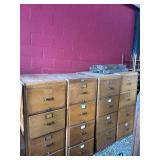 Oak Filing Cabinets by Library Bureau