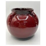Roseville Utopian Red Glazed Vase
