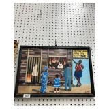 Framed Painting Signed by Souley