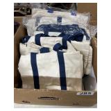 Canvas Tote Bags With Navy Handles