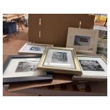 5-Piece Framed Photo Art Lot