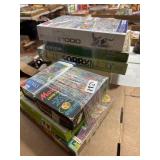 Vintage Board Games and Puzzle Lot