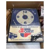 Carquest Light-Up Wall Clock