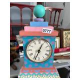 Hand-Painted Decorative Mantel Clock