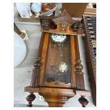 Wooden Wall Clock With Pendulum