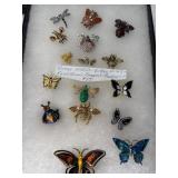 Insect-Themed Brooches