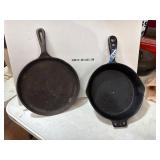 Two Cast Iron Cookware Pieces