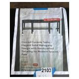 Mahogany Console Table With Storage