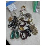 Costume Jewelry Lot with Mixed Pieces