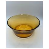 Amber Glass Bowl by Views Chamart
