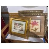 Four Gold Frames