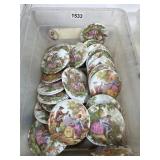 Limoges Porcelain Round Tiles/Plates