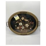 16-Inch Oval Floral Display Tray