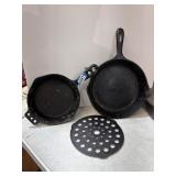 3 Pc Cast Iron Cookware Set