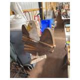 Wooden Eagle Whirly Decoration