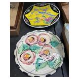 2 Decorative 11-Inch Plates