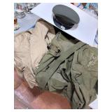 Vintage Military Gear With Hat & Bag
