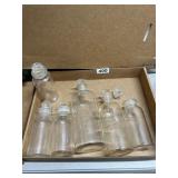 Clear Glass Apothecary Bottles