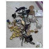Costume Jewelry Lot with Earrings