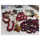 Costume Jewelry Lot with Earrings