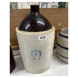 5-Gallon Stoneware Crock with Brown Jug