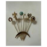 Gold-Tone Stick Pins