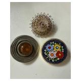 Three Vintage Brooches