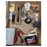 Vintage Keys, Knife Boxes & Collectibles