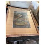 Three Framed Artwork Pieces