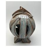 Ceramic Sculpture With Miniature Figures