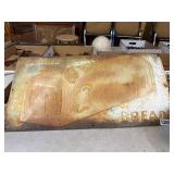 Metal Butter-Nut Bread Sign, 30-Inch