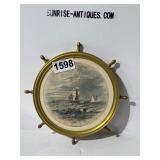 Nautical Shipï¿½s Wheel Frame