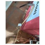 Antique Wooden Hay Scythe