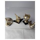 Stilarte Italian Silver-Plated Sculptures