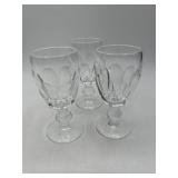 4 Waterford Sherry Glasses
