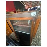 Wooden Display Cabinet with Glass Door