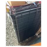 Black Metal Wire Dog Crate Panels